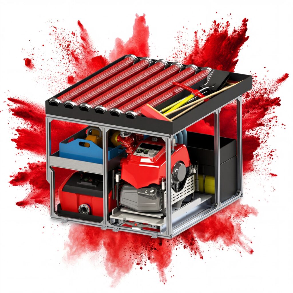 DVS Light — produktový render modulu s kompletní výbavou