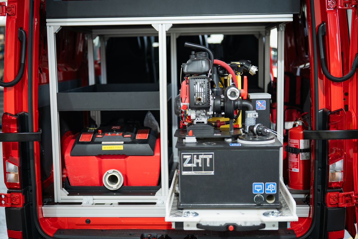 DVS Light — detail stříkačky